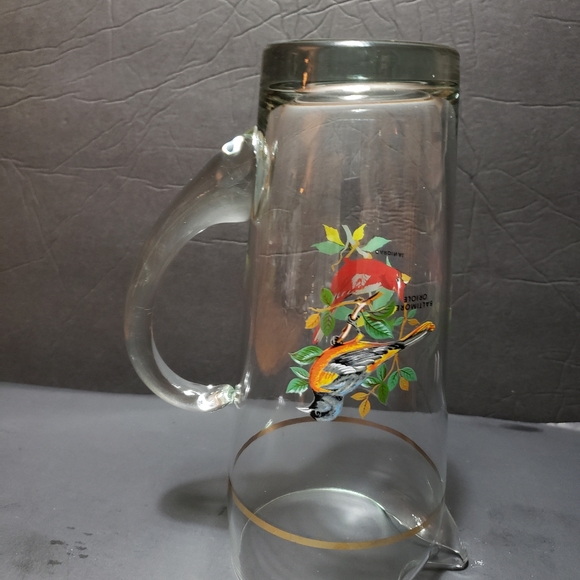 Vintage WEST VIRGINIA GLASS Pitcher/Glasses Set - Picture 6 of 10